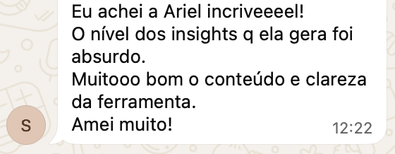 Prova social Ariel 4